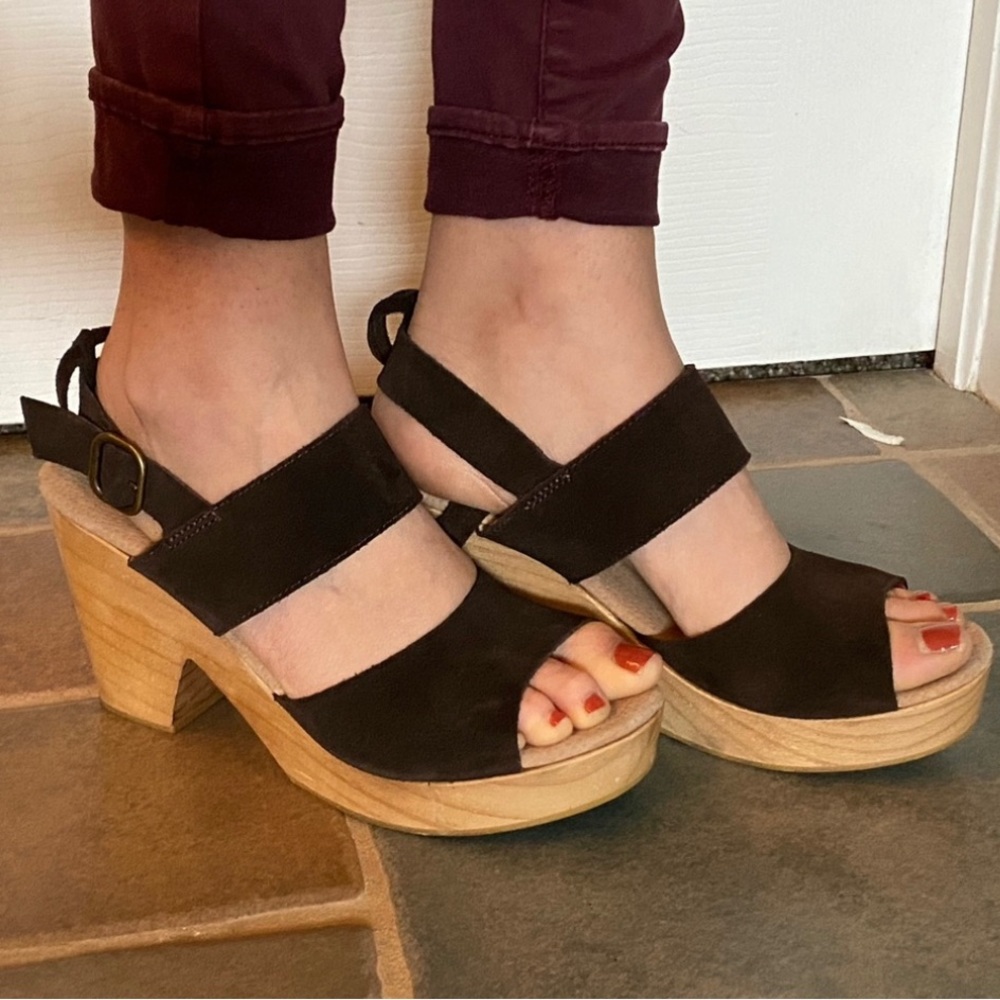 Free People Platform Wrap Clogs